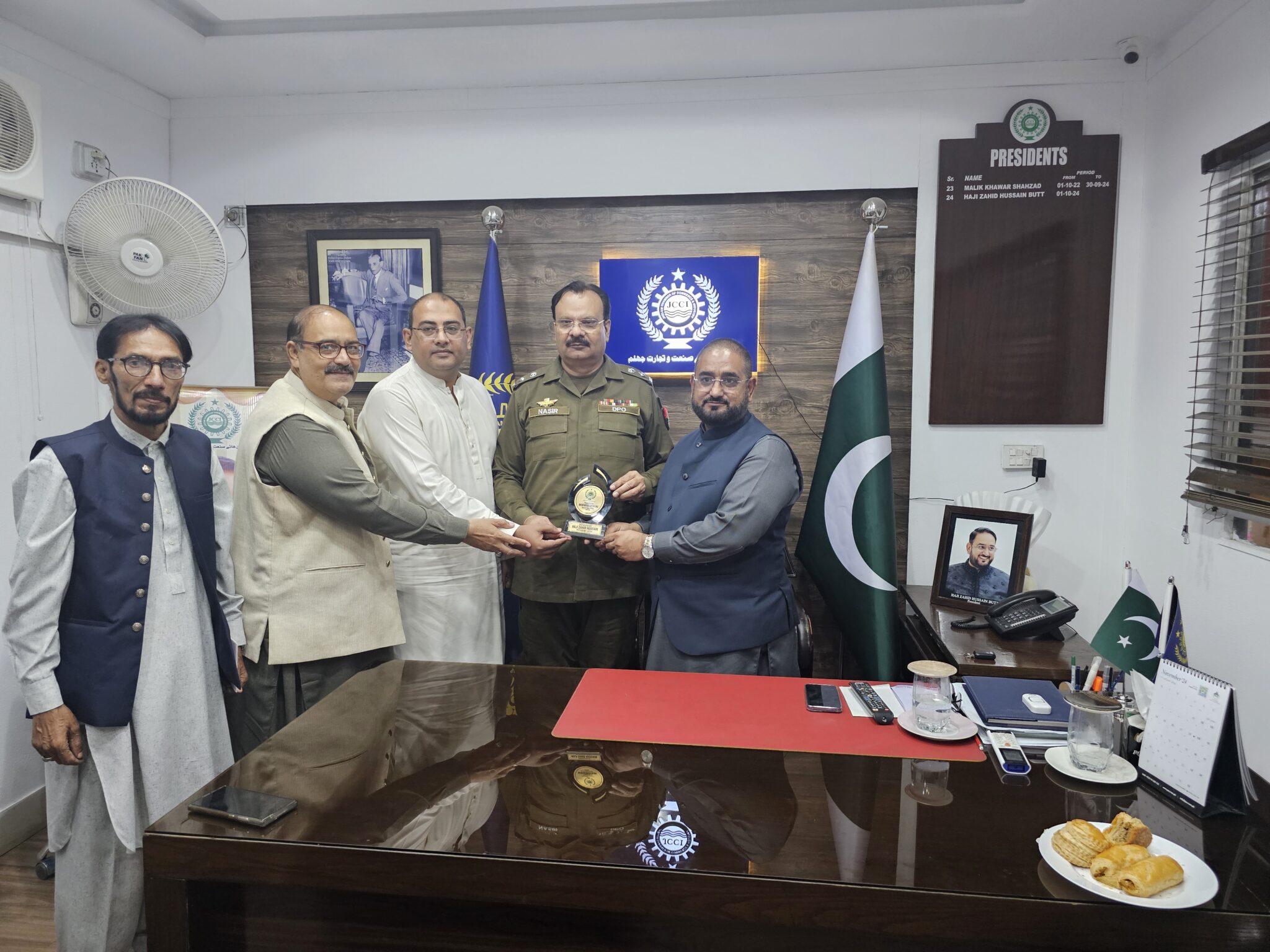 DPO Jhelum visit to JCCI 2